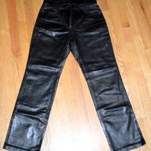 Ladies Whet Blu Leather Pants Color Black