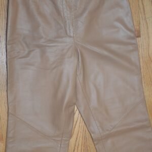 Clothes By Revue 100% Leather Soft Hand Stitched Straight Pants