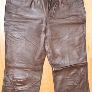 MetroStyle Womens Leather Pants